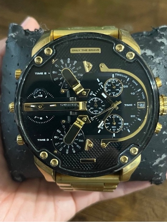 Diesel Other - Diesel DZ7333 Mr Daddy 2.0 Chronograph Gold Stainless Steel Watch.